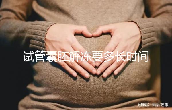 試管囊胚解凍要多長(zhǎng)時(shí)間？聽(tīng)聽(tīng)移植后的姐妹怎么說(shuō)